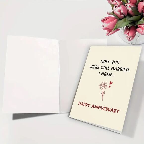 Anniversary Funny Adult Card - 5" x 7" - Picture 4 of 5